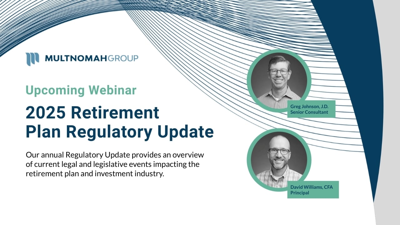 Upcoming Webinar: 2025 Regulatory Update