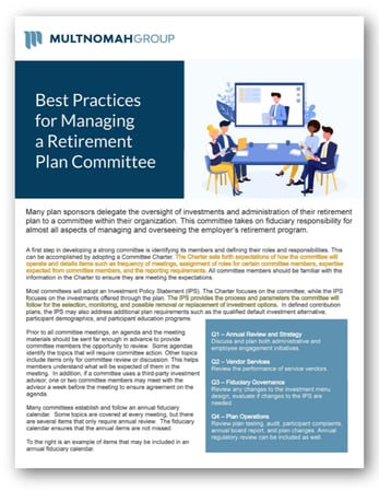 Best Practices for Managing a Committee