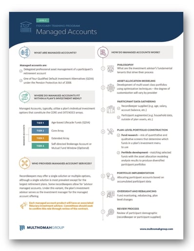 managed accounts cover