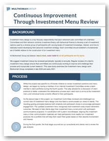 Investment Services Case Study