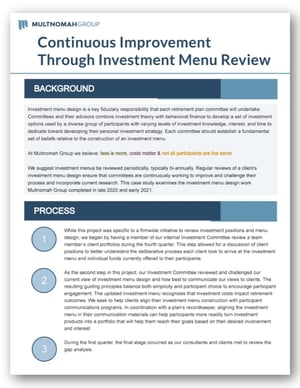 Investment Services Case Study