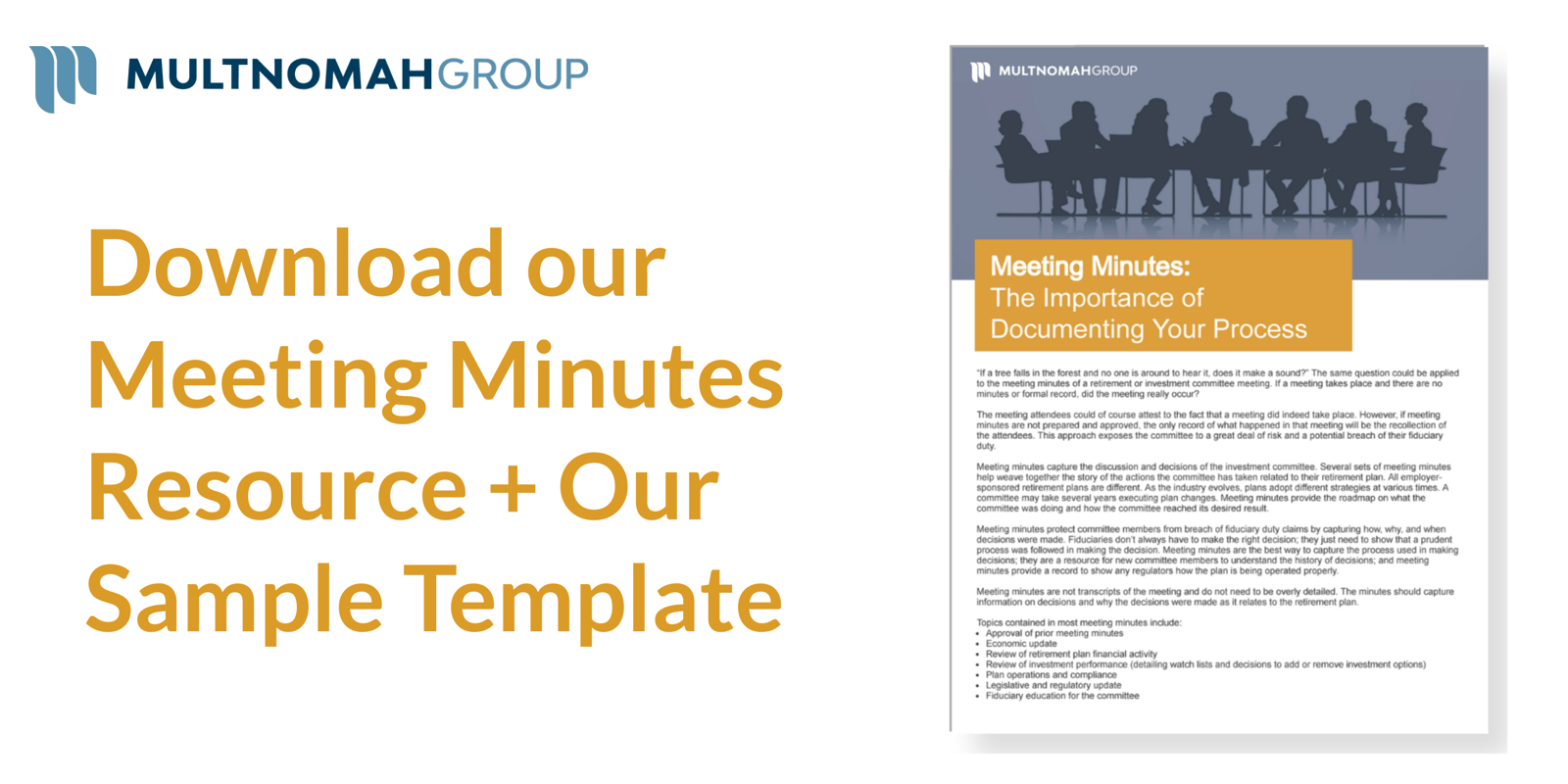 Meeting Minutes: The Importance of Documenting Your Process
