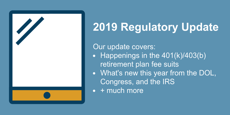 2019 Regulatory Update