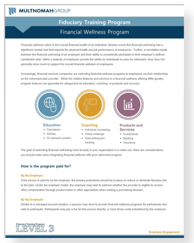 wellness program training