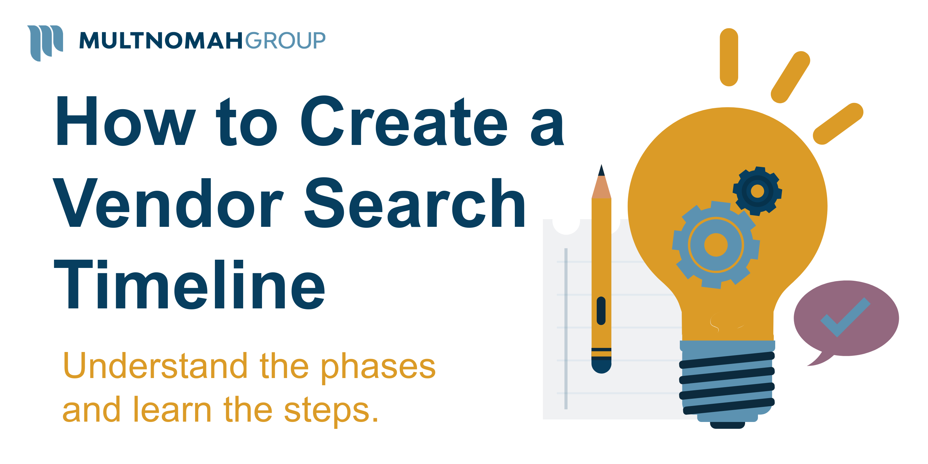 How to Create a Vendor Search Timeline